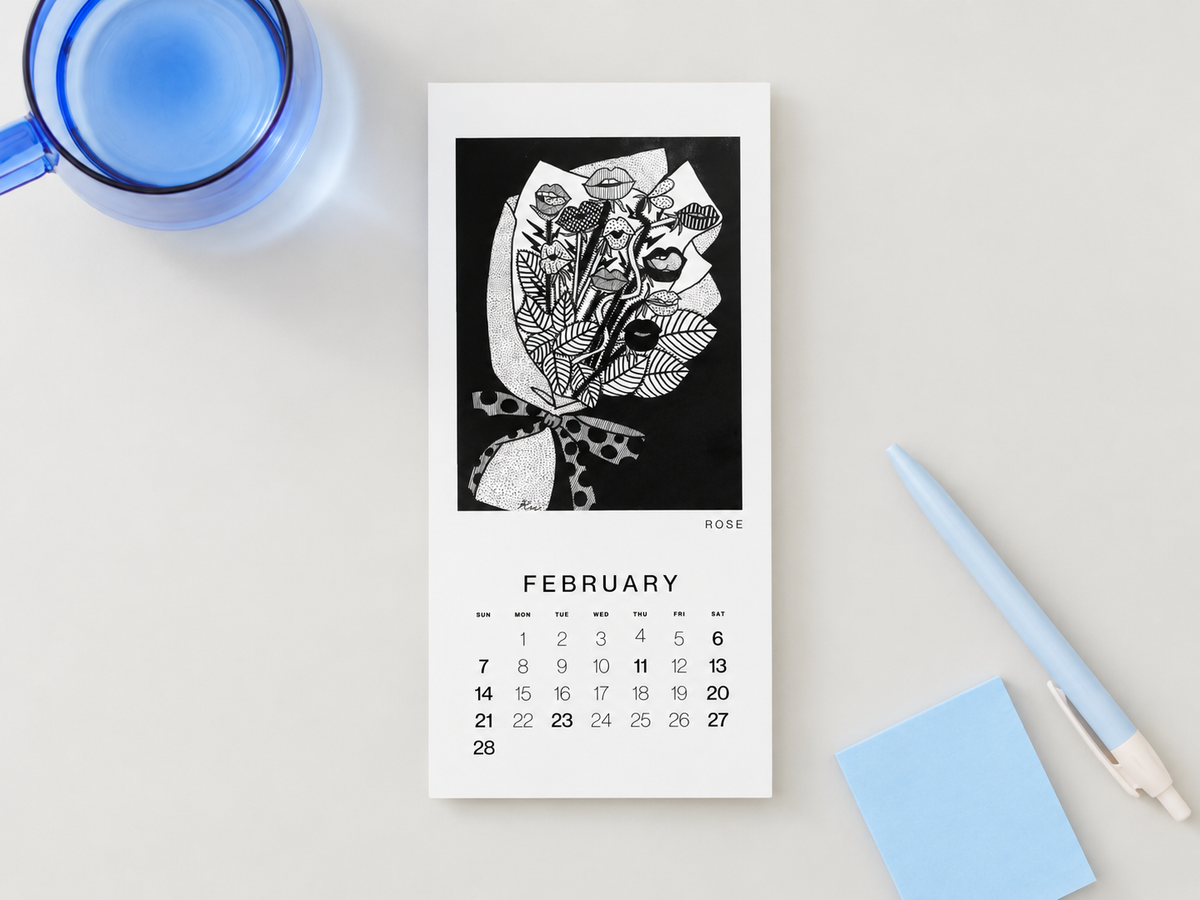 KUMI ART CALENDAR 2027 — Black Edition（予約）