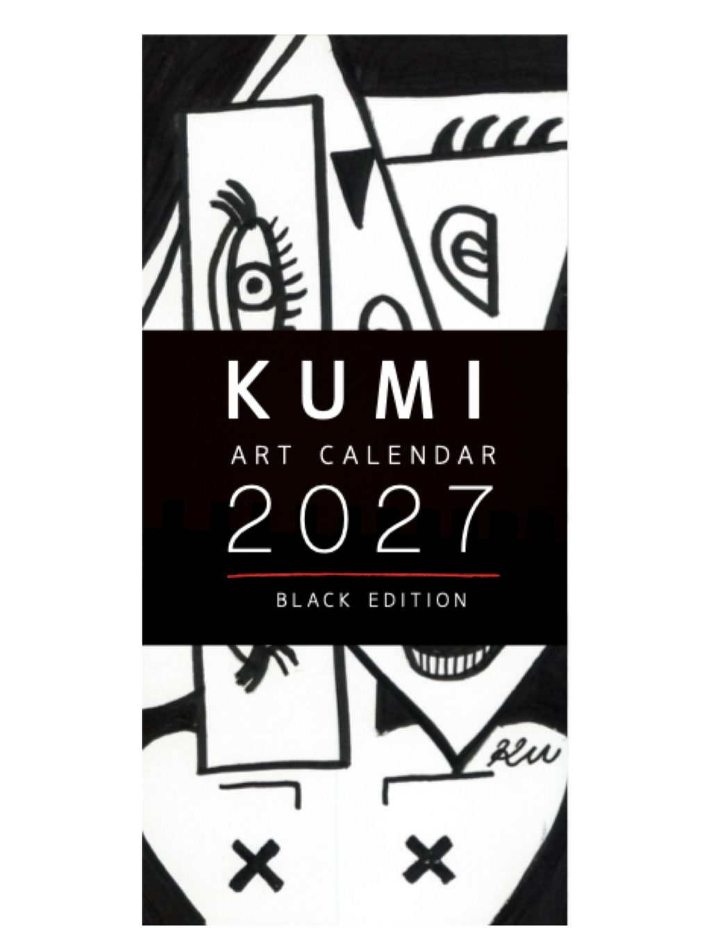 KUMI ART CALENDAR 2027 — Black Edition（予約）